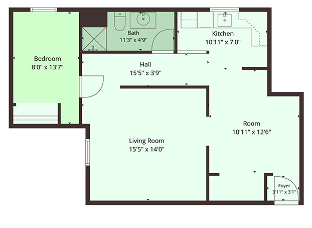 The Squire Apartments - 1 Bedroom