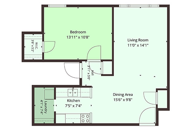 The Squire Apartments - 1 Bedroom