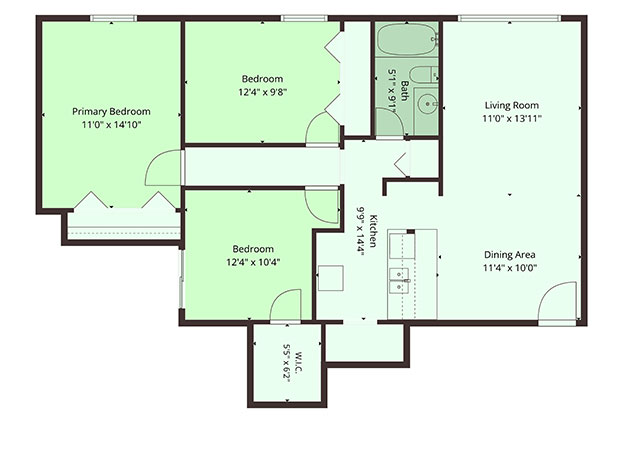The Squire Apartments - 3 Bedrooms